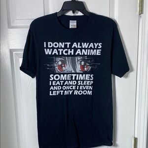 Black and White Short Sleeve Tee with Graphic Design A-016